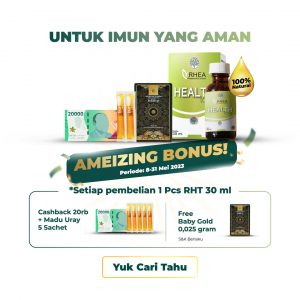 RHEA Health Tone AMEIZING Bonus! Bisa Dapat Free Baby Gold!