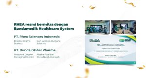 Kerjasama PT. RHEA Sciences Indonesia dengan PT. Bunda Global Pharma